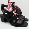 Sandalo pelle donna M09007 nero<Mjus Sale