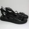 Sandalo pelle donna m92014 Nero<Mjus Fashion