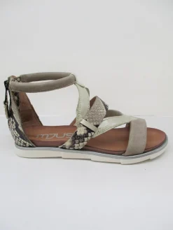 Sandalo pelle donna 740073 grigio<Mjus Clearance