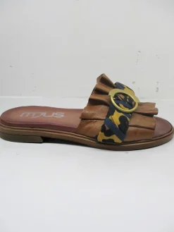 Sandalo pelle donna M05028 cuoio<Mjus Clearance