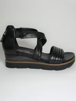 Sandalo pelle donna 866063 Nero<Mjus Best