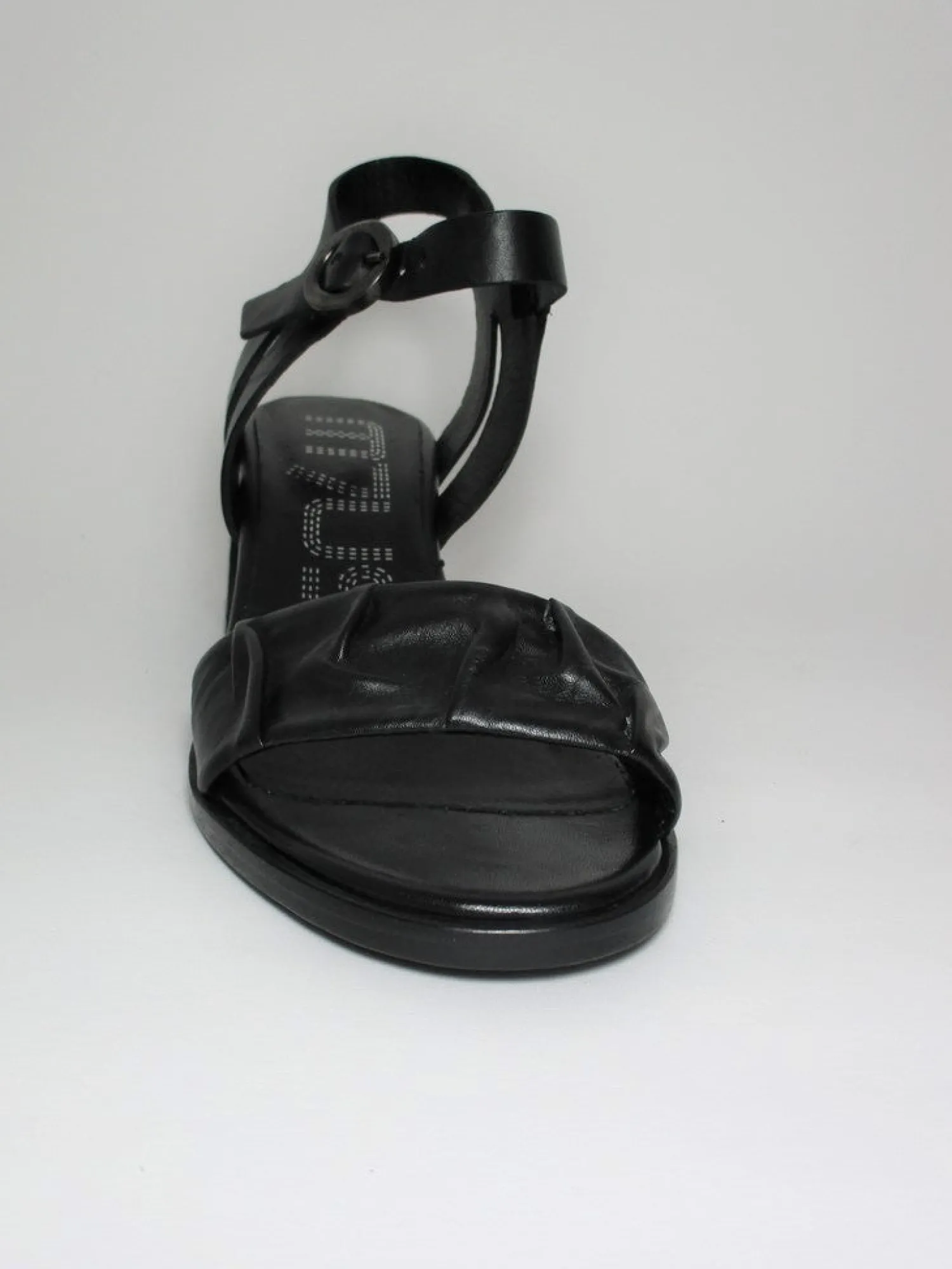 Sandalo pelle donna P09002 nero<Mjus New
