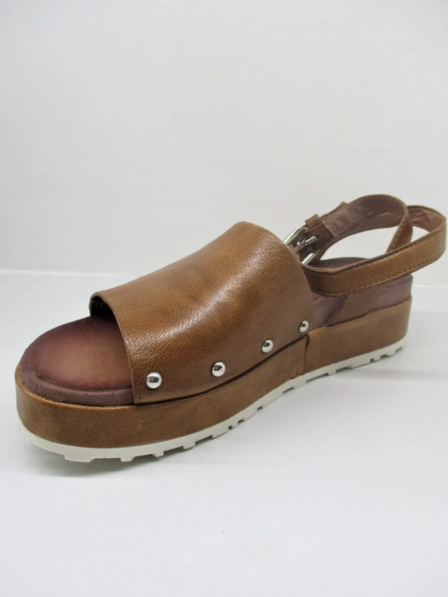 Sandalo pelle donna M06017 cuoio<Mjus Discount