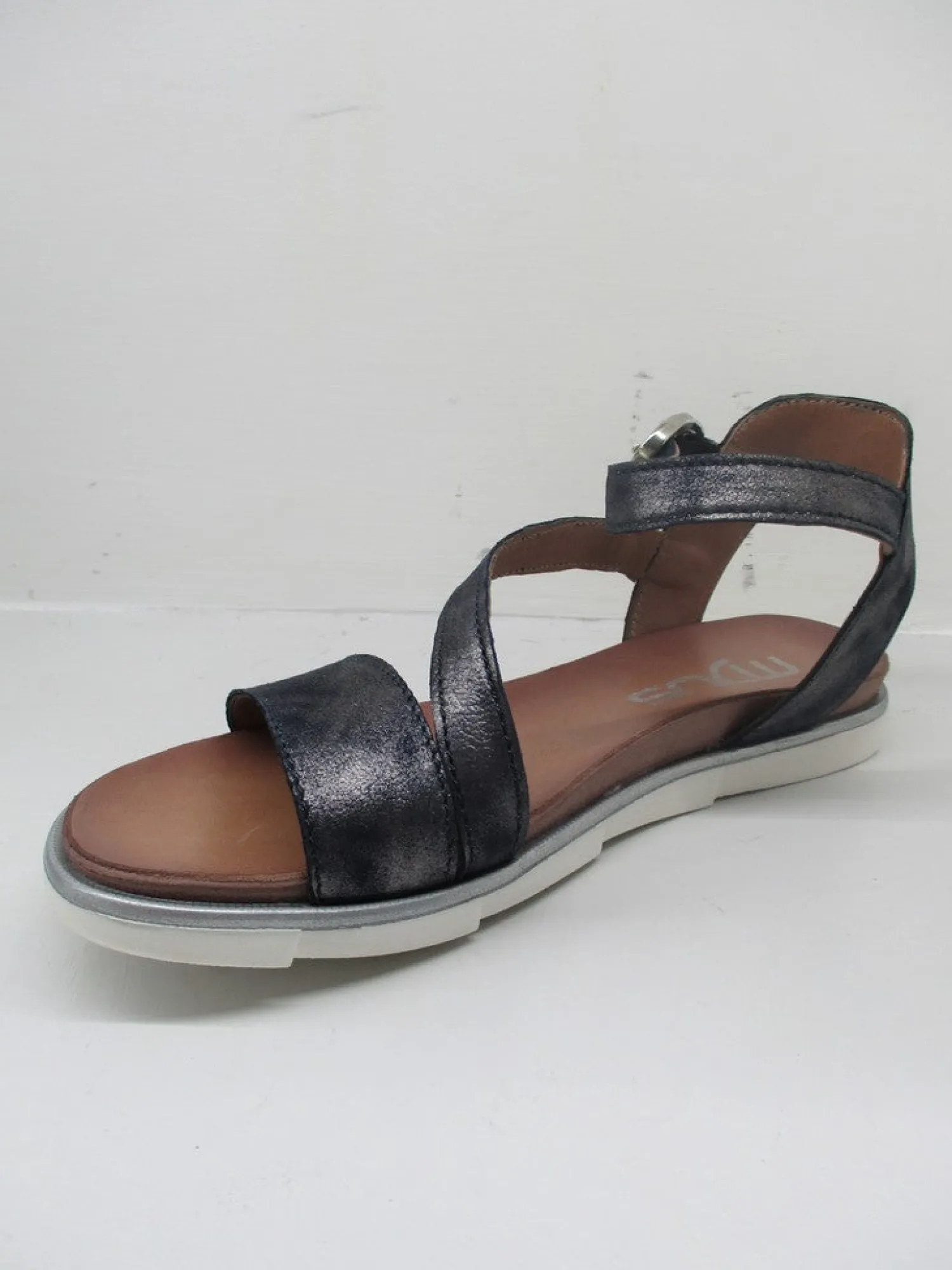 Sandalo pelle donna 740019 blu<Mjus Online