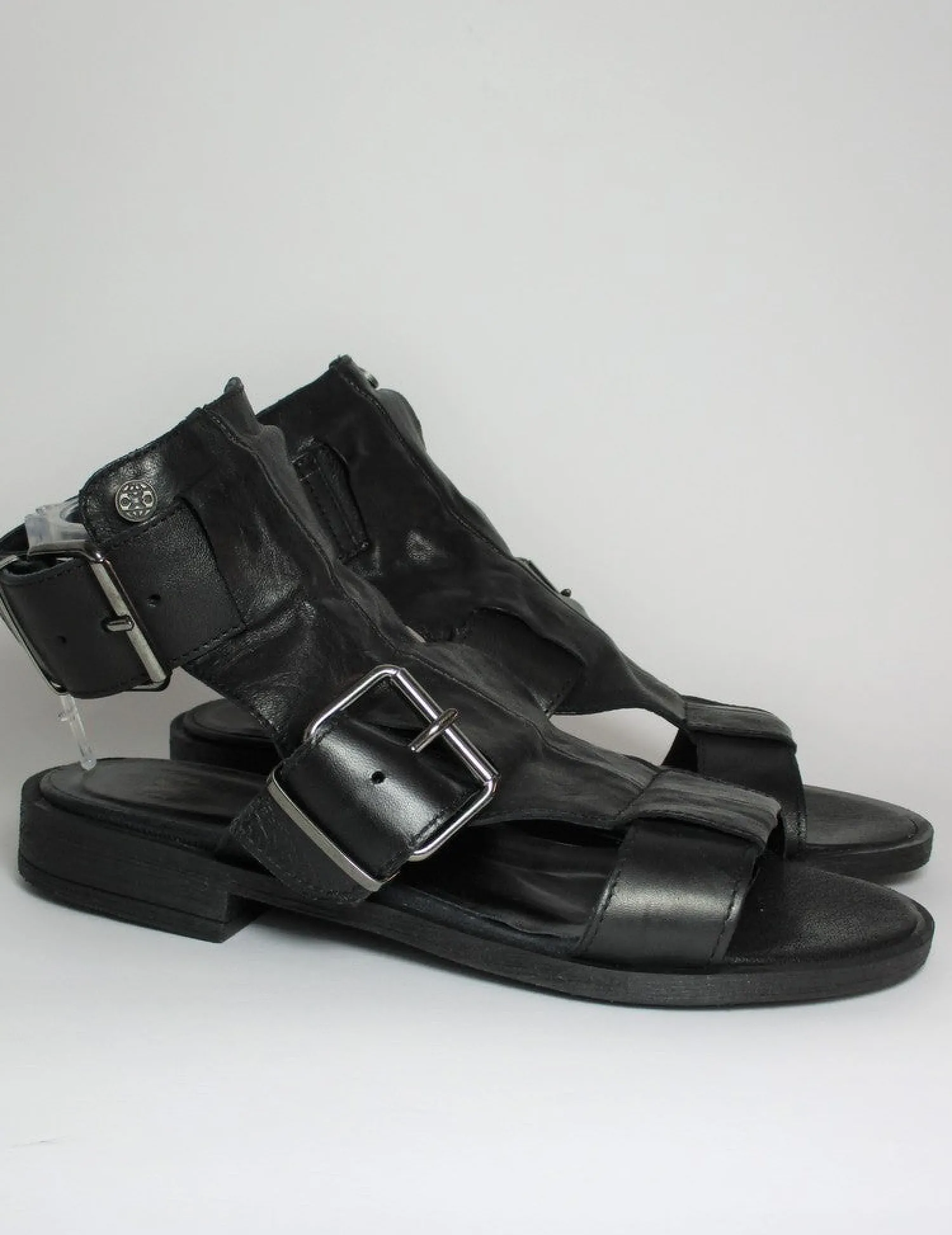 Sandalo pelle donna Julia 1056 Nero<Oxs Online