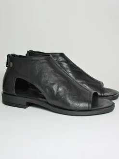 Sandalo pelle donna Julia 1057 Nero<Oxs Fashion