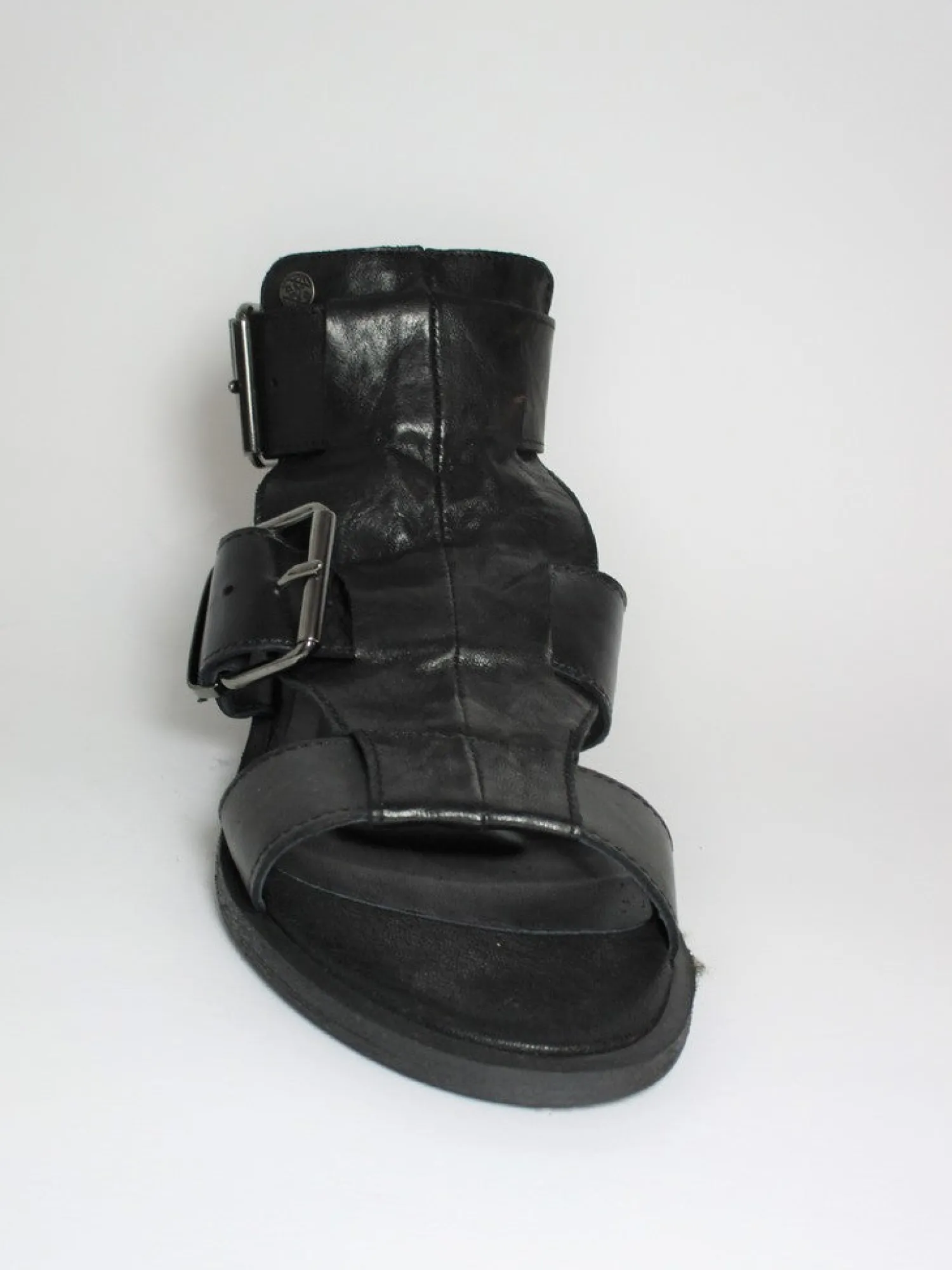 Sandalo pelle donna Julia 1056 Nero<Oxs Online