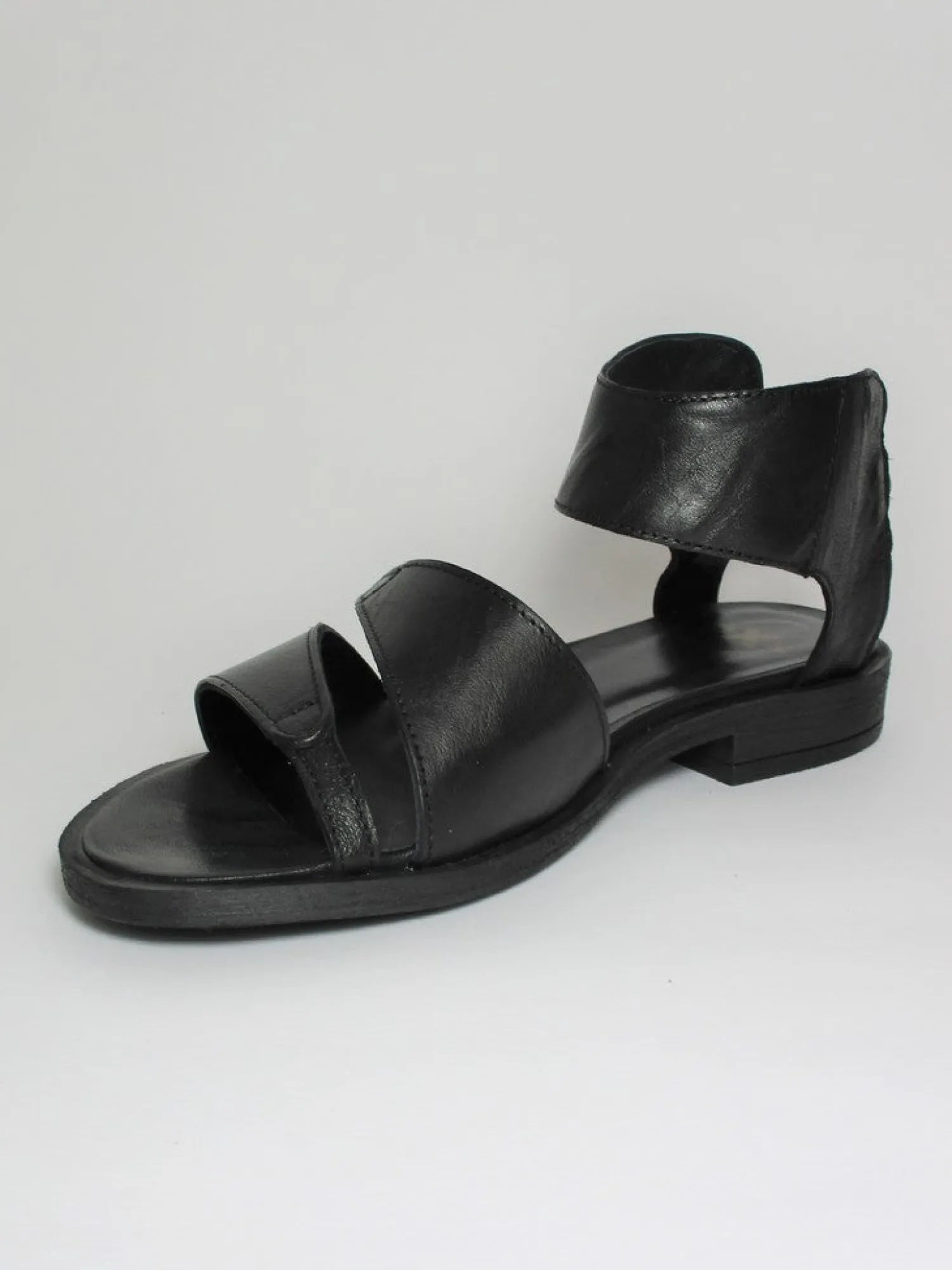 Sandalo pelle donna Julia 1058 Nero<Oxs Best