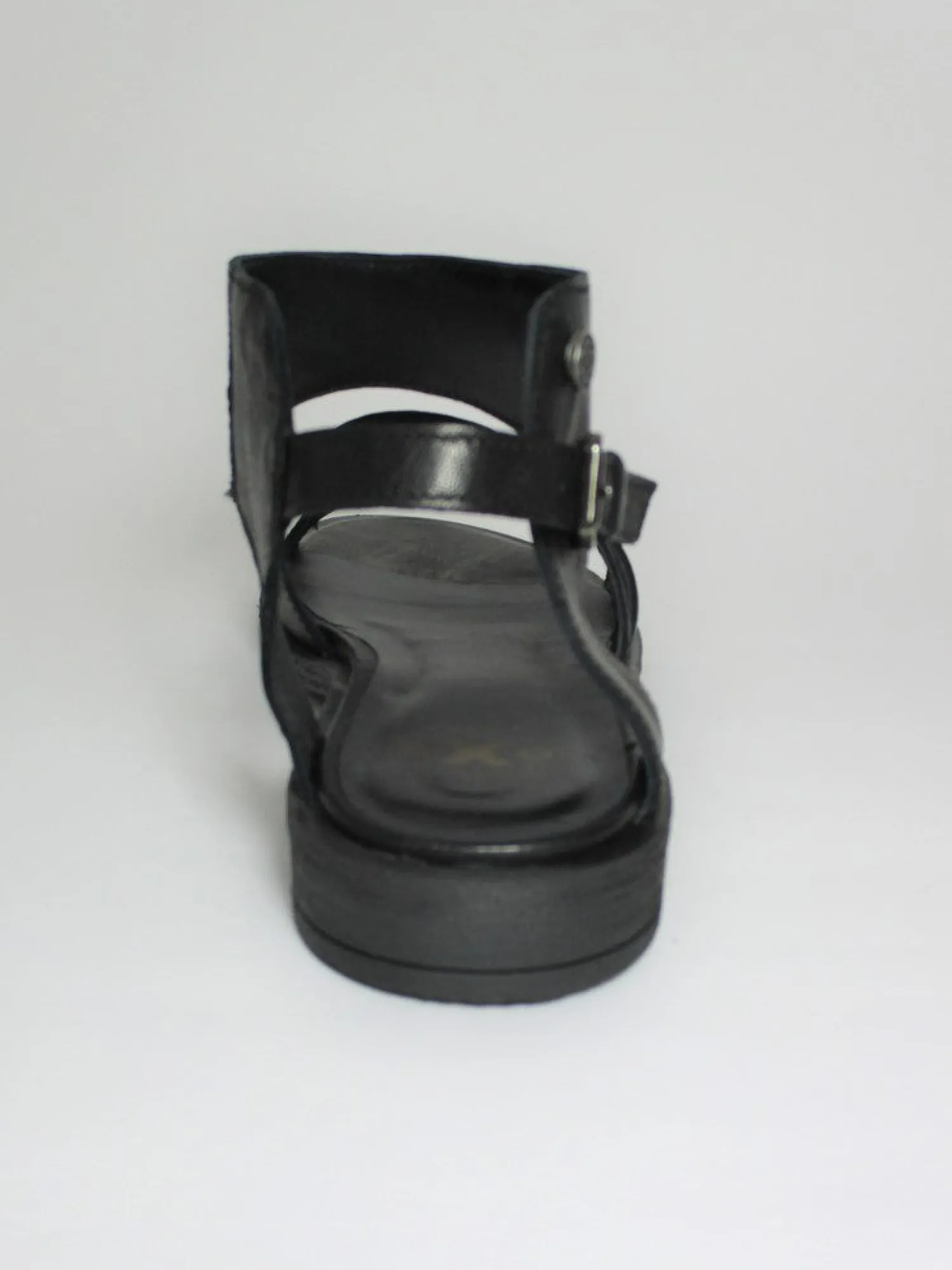 Sandalo pelle donna Julia 1058 Nero<Oxs Best