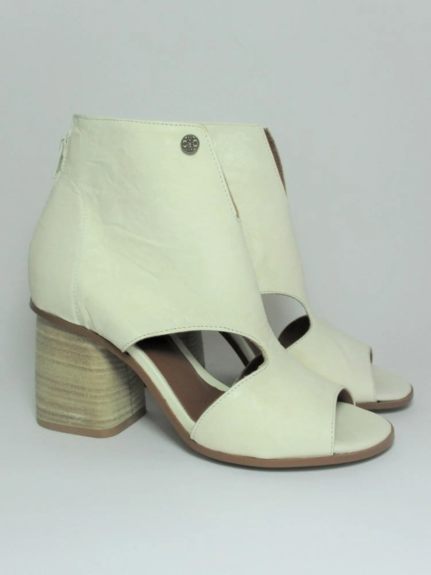 Sandalo pelle donna Sharon 1053 Bianco<Oxs Fashion