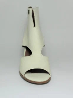 Sandalo pelle donna Sharon 1053 Bianco<Oxs Fashion