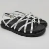 Sandalo pelle donna VIC MATIE 1X8392D argento<Vic Matiè Discount
