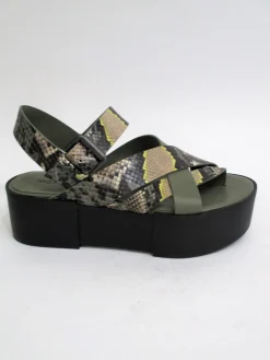 Sandalo pelle donna VIC MATIE 1U7214D militare<Vic Matiè Best