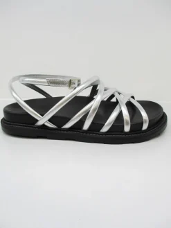 Sandalo pelle donna VIC MATIE 1X8392D argento<Vic Matiè Discount