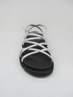 Sandalo pelle donna VIC MATIE 1X8392D argento<Vic Matiè Discount