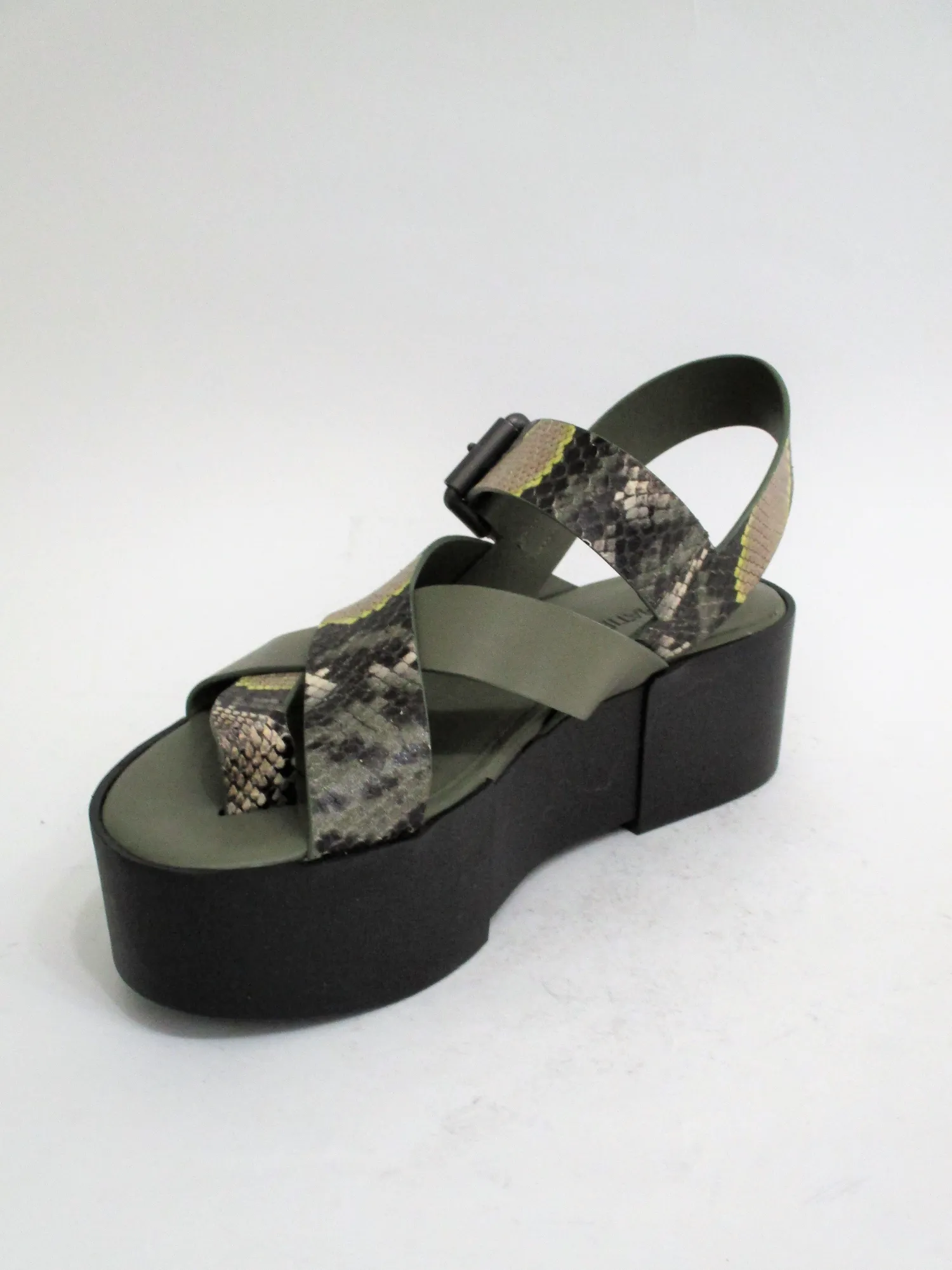 Sandalo pelle donna VIC MATIE 1U7214D militare<Vic Matiè Best