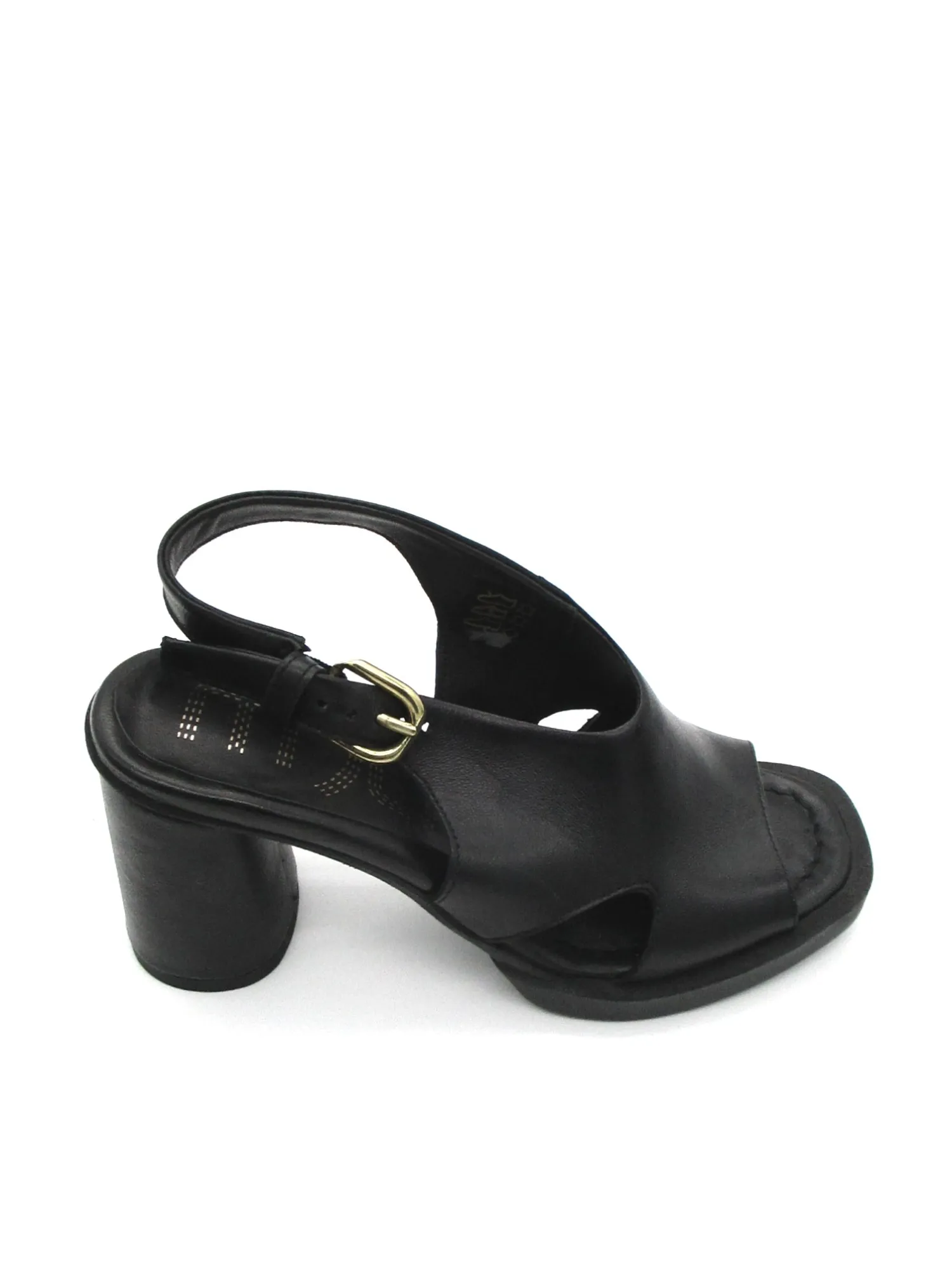 Sandalo pelle tacco donna Black - T57001 -<Mjus Outlet