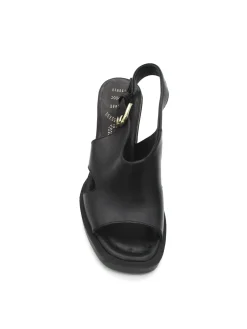 Sandalo pelle tacco donna Black - T57001 -<Mjus Outlet