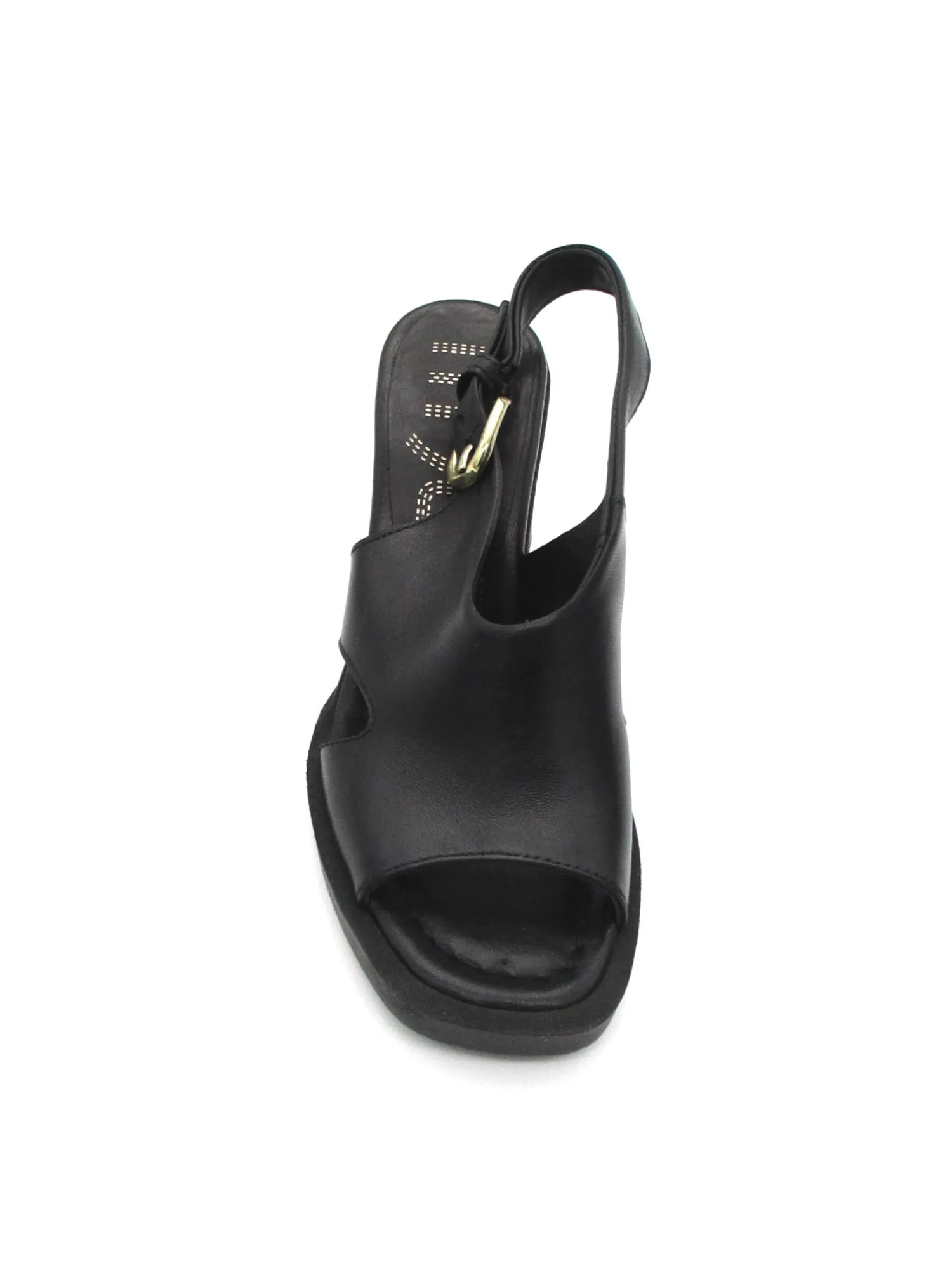 Sandalo pelle tacco donna Black - T57001 -<Mjus Outlet