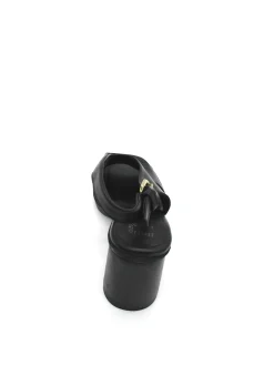 Sandalo pelle tacco donna Black - T57001 -<Mjus Outlet
