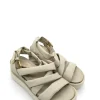 Sandalo pelle zeppa donna Cappuccino - T18001 -<Mjus Clearance