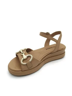 Sandalo pelle Zeppa Grano - ES2105X -<Elvio Zanon Online