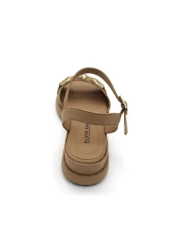 Sandalo pelle Zeppa Grano - ES2105X -<Elvio Zanon Online