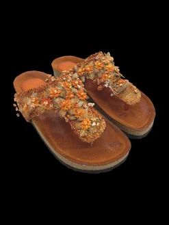 Sandalo pelle raffia - Denver 01 -<Zoe Outlet