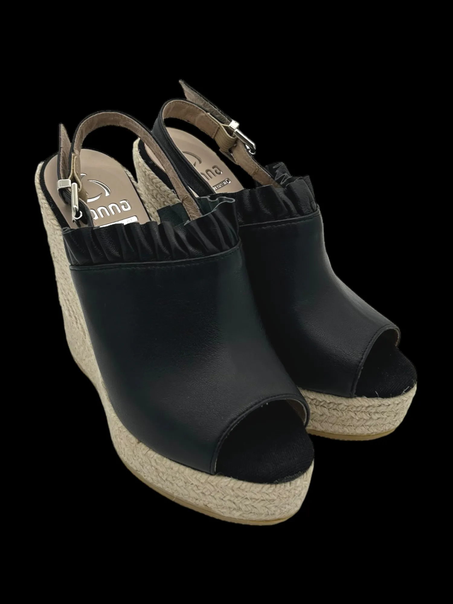 Sandalo zeppa corda - KV8142 -<Kanna New