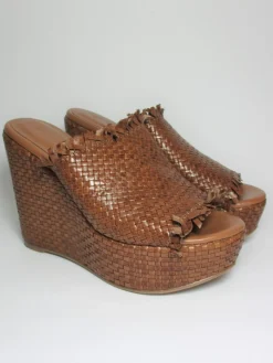 Sandalo zeppa donna K18 Cuoio<Strategia Best