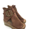 Sandalo zeppa in pelle donna -528036-<AS98 Online