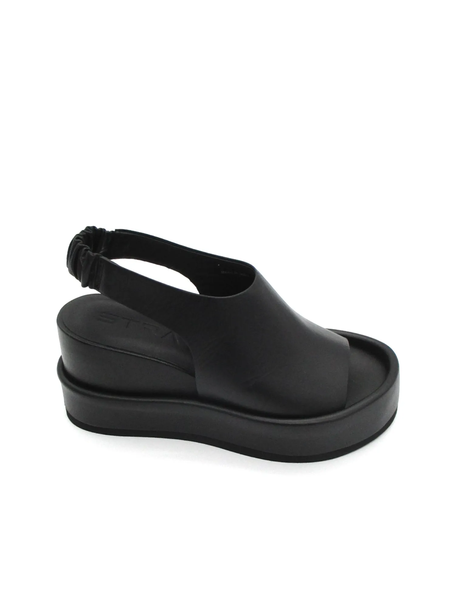 Sandalo zeppa pelle donna - L03 -<Strategia Clearance