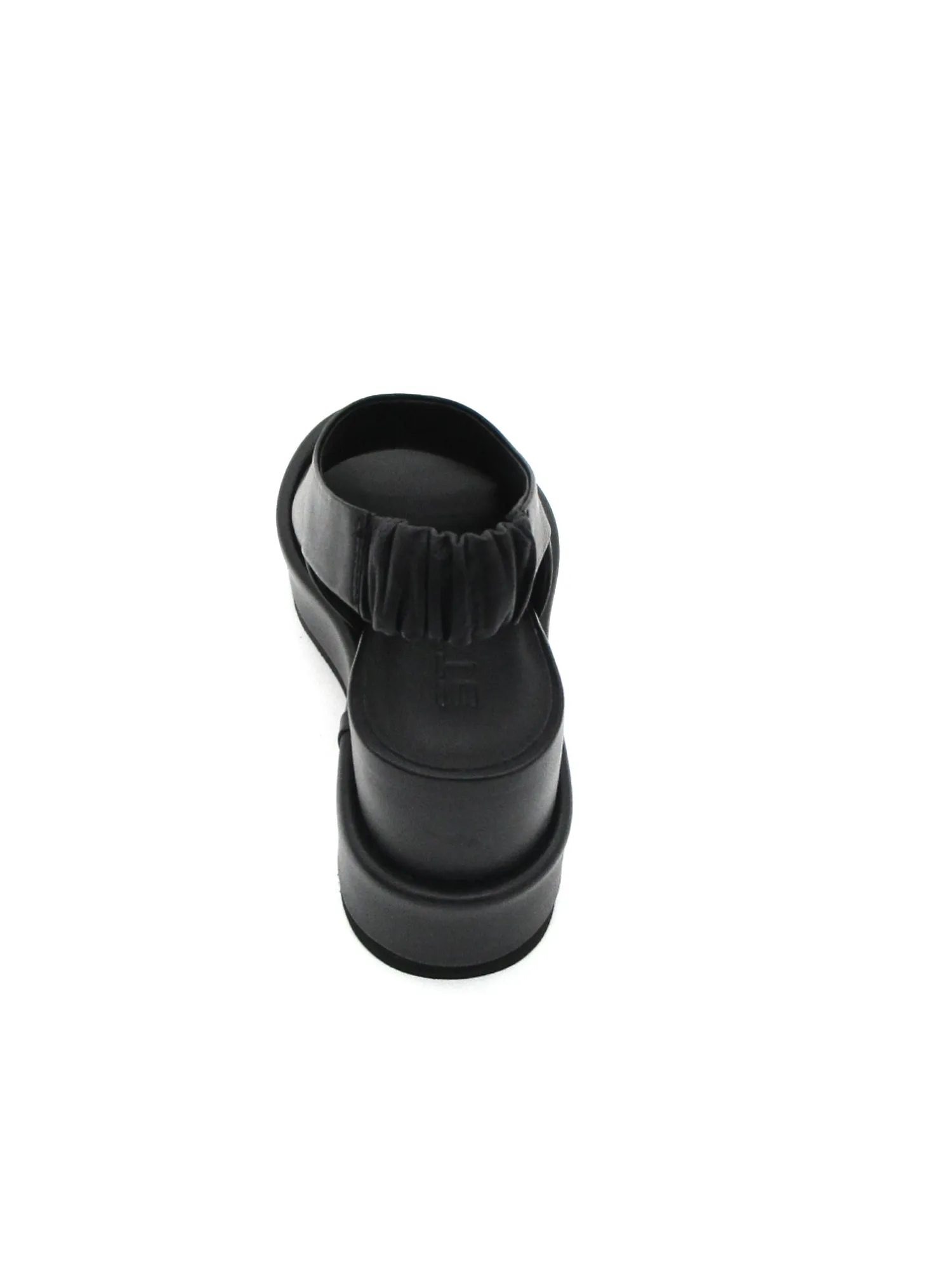 Sandalo zeppa pelle donna - L03 -<Strategia Clearance