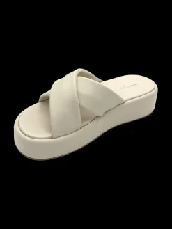 Sandalo zeppa pelle donna Yury Softy Milk - 2246 -<Gianmarco Sorelli Discount