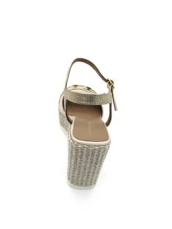 Sandalo zeppa pelle donna Softy kiss- 2165 -<Gianmarco Sorelli Clearance