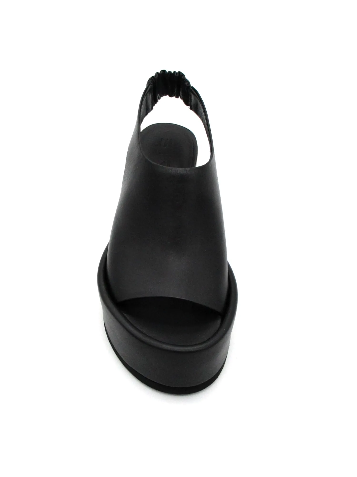 Sandalo zeppa pelle donna - L03 -<Strategia Clearance