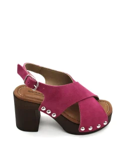 Sandalo zoccolo camoscio donna Valery - 8513 -<Valery Calzature Sale