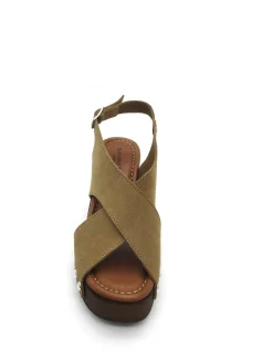 Sandalo zoccolo camoscio donna Valery - 8513 -<Valery Calzature Discount