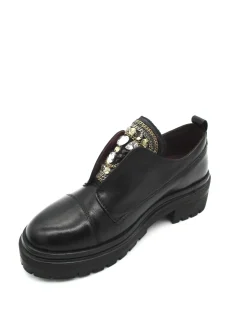 Scarpa pelle donna Black - Cornelia -<Apepazza Online