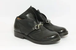 Scarpa pelle donna 207156 nero<AS98 New