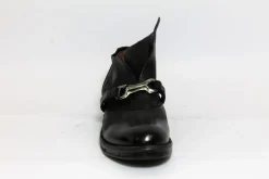 Scarpa pelle donna 207156 nero<AS98 New