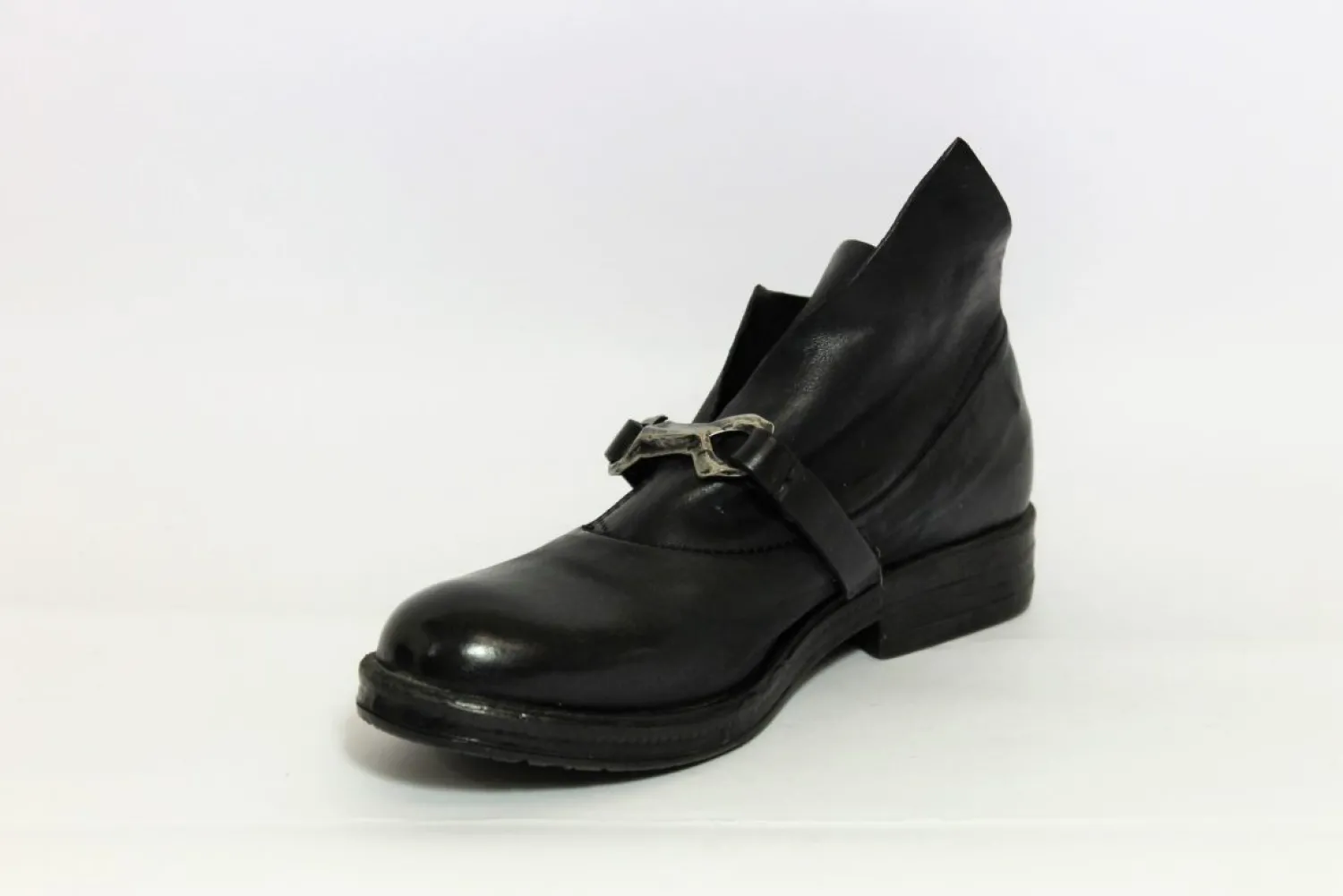 Scarpa pelle donna 207156 nero<AS98 New