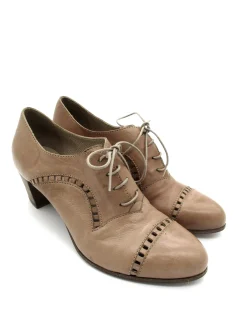 Scarpa pelle Tacco Cuoio - 5225 -<Fru.it Best