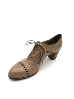Scarpa pelle Tacco Cuoio - 5225 -<Fru.it Best