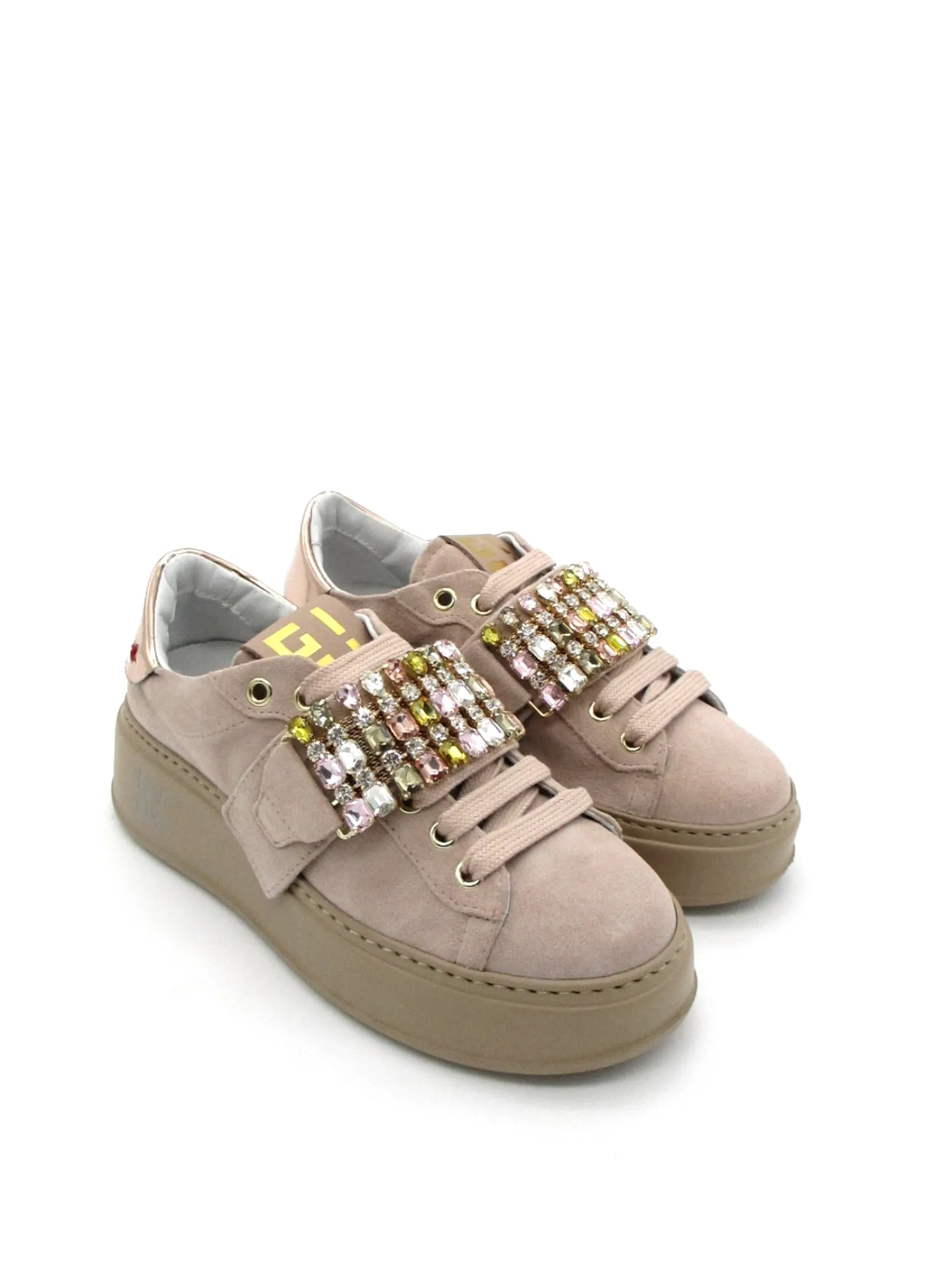Sneaker camoscio donna Velour Sahara - PIA 737A -<Gio+ Discount