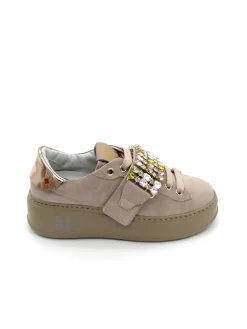 Sneaker camoscio donna Velour Sahara - PIA 737A -<Gio+ Discount