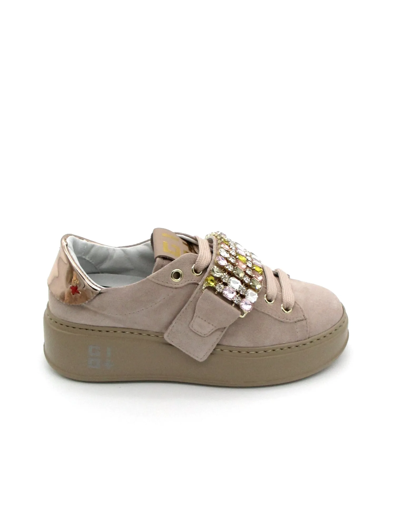Sneaker camoscio donna Velour Sahara - PIA 737A -<Gio+ Discount
