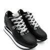 Sneaker donna Megan Black/Pewter<Apepazza Fashion