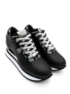 Sneaker donna Megan Black/Pewter<Apepazza Fashion
