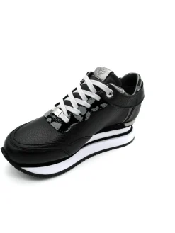 Sneaker donna Megan Black/Pewter<Apepazza Fashion